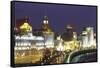 The Bund, Whampoa River, Shanghai, China-Dallas and John Heaton-Framed Stretched Canvas