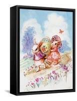 The Bunny Trail-Judy Mastrangelo-Framed Stretched Canvas