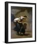 The Burden, 1850-1852-Honore Daumier-Framed Giclee Print