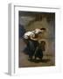 The Burden, 1850-1852-Honore Daumier-Framed Giclee Print