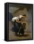 The Burden, 1850-1852-Honore Daumier-Framed Stretched Canvas