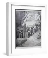 The Burden of Pride, from 'The Divine Comedy' (Purgatorio) by Dante Alighieri (1265-1321)…-Gustave Doré-Framed Giclee Print