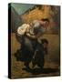 The Burden-Honore Daumier-Stretched Canvas