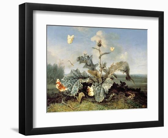 The Burdock Bush-Otto Marseus Van Schrieck-Framed Giclee Print