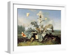 The Burdock Bush-Otto Marseus Van Schrieck-Framed Giclee Print