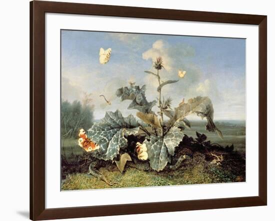 The Burdock Bush-Otto Marseus Van Schrieck-Framed Giclee Print