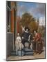 The Burgher of Delft and His Daughter, 1655-Jan Havicksz. Steen-Mounted Giclee Print