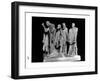 The Burghers of Calais, 1889 (Plaster) (B/W Photo)-Auguste Rodin-Framed Giclee Print