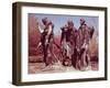 The Burghers of Calais-Auguste Rodin-Framed Giclee Print