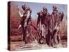 The Burghers of Calais-Auguste Rodin-Stretched Canvas