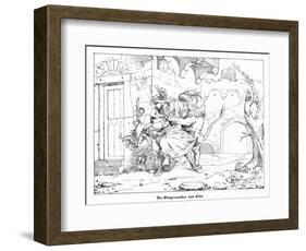 The Burgomaster of Cologne-Alfred Rethel-Framed Giclee Print