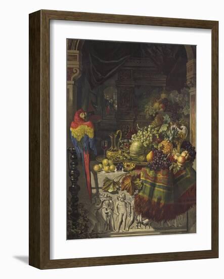 The Burgomaster's Dessert-George Lance-Framed Giclee Print