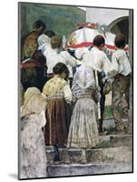 The Burial of a Child, Italy-Luigi Nono-Mounted Giclee Print