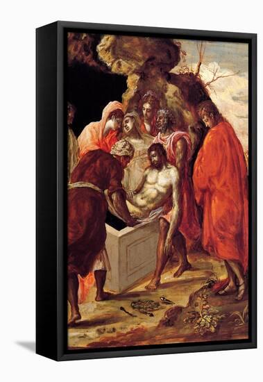 The Burial of Christ-El Greco-Framed Stretched Canvas