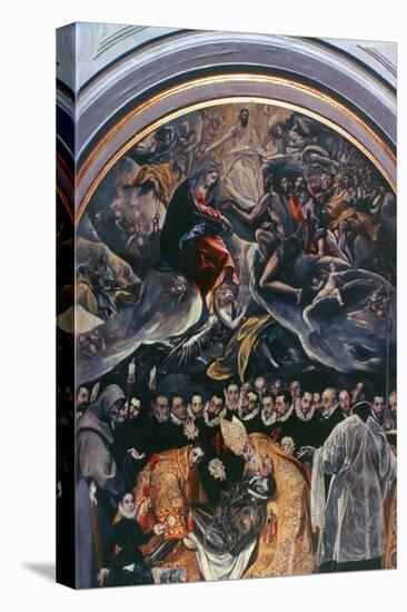 The Burial of Count Orgaz' (Detail), 1586-1588-El Greco-Stretched Canvas