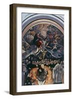 The Burial of Count Orgaz' (Detail), 1586-1588-El Greco-Framed Giclee Print