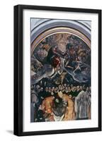 The Burial of Count Orgaz' (Detail), 1586-1588-El Greco-Framed Giclee Print