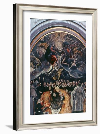 The Burial of Count Orgaz' (Detail), 1586-1588-El Greco-Framed Giclee Print