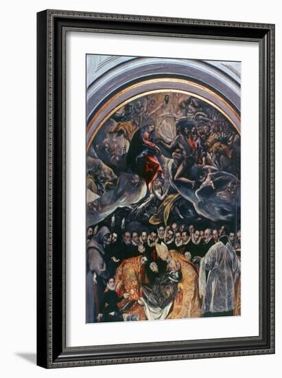 The Burial of Count Orgaz' (Detail), 1586-1588-El Greco-Framed Giclee Print