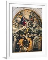 The Burial of Count Orgaz, from a Legend of 1323, 1586-88-El Greco-Framed Giclee Print