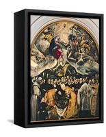 The Burial of Count Orgaz, from a Legend of 1323, 1586-88-El Greco-Framed Stretched Canvas