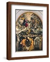 The Burial of Count Orgaz, from a Legend of 1323, 1586-88-El Greco-Framed Giclee Print