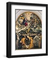 The Burial of Count Orgaz, from a Legend of 1323, 1586-88-El Greco-Framed Giclee Print