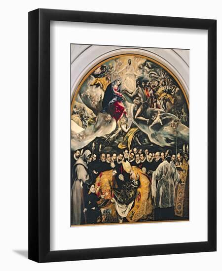 The Burial of Count Orgaz, from a Legend of 1323, 1586-88-El Greco-Framed Giclee Print