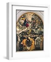 The Burial of Count Orgaz, from a Legend of 1323, 1586-88-El Greco-Framed Giclee Print