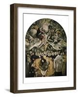 The Burial of Count Orgaz-El Greco-Framed Art Print