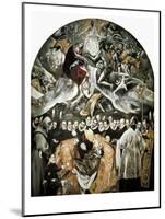 The Burial of Count Orgaz-El Greco-Mounted Art Print