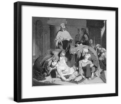 'The Burial of Harold at Waltham Abbey, (C184)' Giclee Print