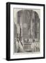 The Burial of Lord Macaulay in Poets' Corner, Westminster Abbey-null-Framed Giclee Print