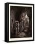 The Burial of Sarah-Gustave Dore-Framed Stretched Canvas