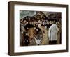 The Burial of the Count of Orgaz, 1586-1588-Jorge Manuel Theotocopuli-Framed Giclee Print