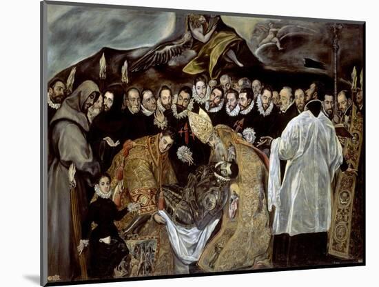 The Burial of the Count of Orgaz, 1586-1588-Jorge Manuel Theotocopuli-Mounted Giclee Print