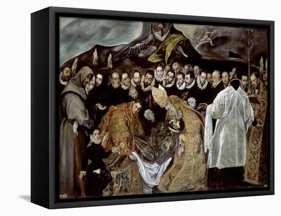 The Burial of the Count of Orgaz, 1586-1588-Jorge Manuel Theotocopuli-Framed Stretched Canvas