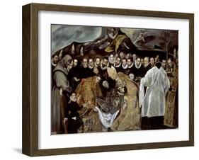 The Burial of the Count of Orgaz, 1586-1588-Jorge Manuel Theotocopuli-Framed Giclee Print