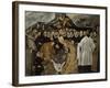 The Burial of the Count of Orgaz (Lower Par), Ca 1625-El Greco-Framed Giclee Print