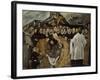 The Burial of the Count of Orgaz (Lower Par), Ca 1625-El Greco-Framed Giclee Print