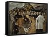 The Burial of the Count of Orgaz (Lower Par), Ca 1625-El Greco-Framed Stretched Canvas