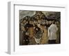 The Burial of the Count of Orgaz (Lower Par), Ca 1625-El Greco-Framed Giclee Print