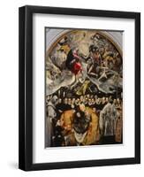 The Burial of the Count of Orgaz-El Greco-Framed Giclee Print