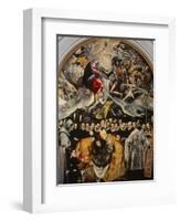 The Burial of the Count of Orgaz-El Greco-Framed Giclee Print