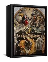 The Burial of the Count of Orgaz-El Greco-Framed Stretched Canvas