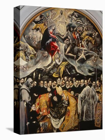 The Burial of the Count of Orgaz-El Greco-Stretched Canvas