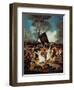 The Burial of the Sardine (Corpus Christi Festival on Ash Wednesday) circa 1812-19-Francisco de Goya-Framed Giclee Print