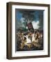 The Burial of the Sardine (Corpus Christi Festival on Ash Wednesday)-Francisco de Goya-Framed Art Print