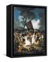 The Burial of the Sardine (Corpus Christi Festival on Ash Wednesday)-Francisco de Goya-Framed Stretched Canvas