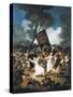 The Burial of the Sardine (Corpus Christi Festival on Ash Wednesday)-Francisco de Goya-Stretched Canvas